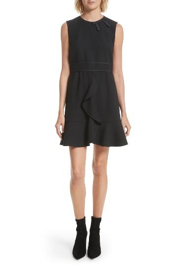 Women's Red Valentino Cady Tech Dress Us / 38 It - Black