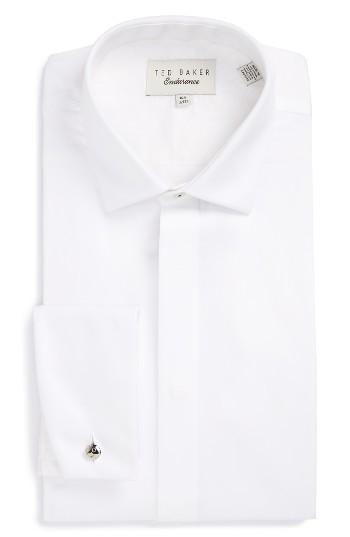 Men's Ted Baker London Fedra Trim Fit Tuxedo Shirt