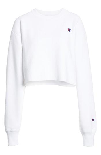 Women's Champion Crop Reverse Weave Sweatshirt