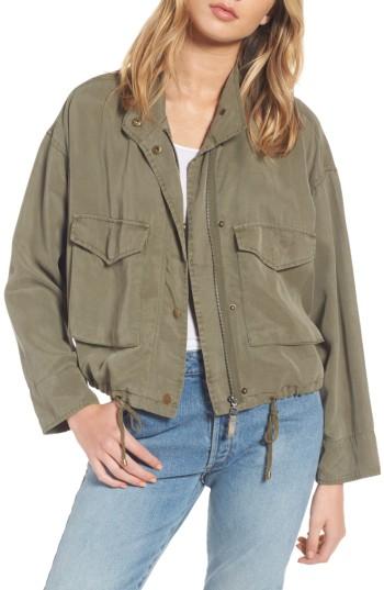 Women's Splendid Wilder Tencel Crop Utility Jacket