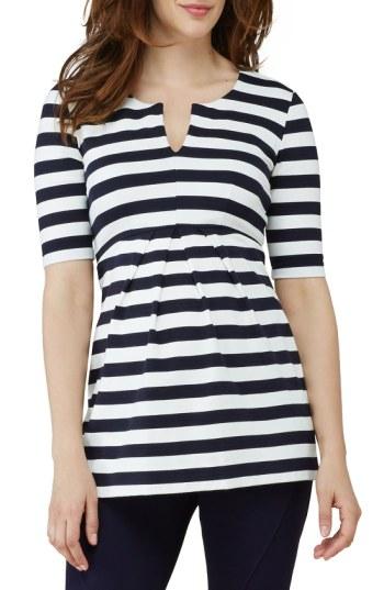 Women's Isabella Oliver 'baywood' Stripe Maternity Top - Blue