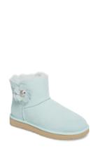 Women's Ugg Mini Bailey Button Poppy Boot M - Blue