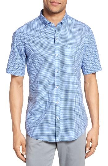 Men's Zachary Prell Billy Trim Fit Plaid Sport Shirt