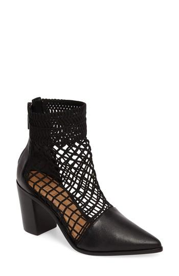 Women's Schutz Rosmari Cutout Bootie .5 M - Black