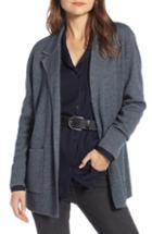 Women's Treasure & Bond Sweater Blazer, Size - Grey