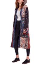 Women's Free People Songbird Patched Coat - Blue