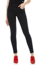 Women's Sam Edelman The Stiletto Frayed High Rise Ankle Skinny Jeans - Black
