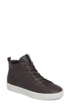 Women's Ecco Soft 8 High Top Sneaker -5.5us / 36eu - Grey