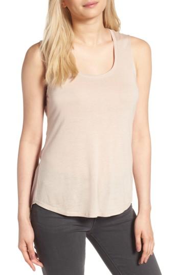 Women's Trouve Twist Back Top - Beige