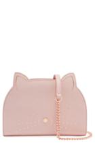 Ted Baker London Kirstie Cat Leather Crossbody Bag - Pink