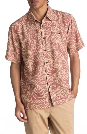 Men's Quiksilver Tribal Dance Camp Shirt - Metallic