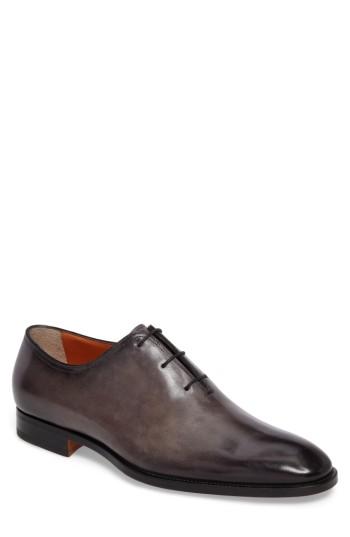 Men's Santoni Whole Cut Oxford D - Grey