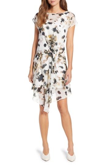 Women's Kenneth Cole New York Gathered Front A-line Dress - Green