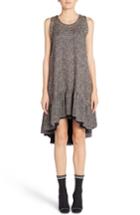Women's Fendi Pop Chevron Cloque Swing Dress Us / 38 It - Black