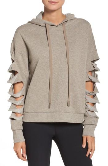 Women's Alo Slay Slashed Long Sleeve Hoodie