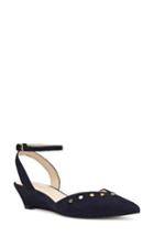 Women's Nine West Ereena Wedge Pump .5 M - Blue
