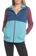 Women's The North Face Mountain Sweatshirt Insulated Hooded Jacket - Blue
