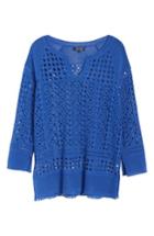 Women's Nic+zoe Right On Track Tunic Sweater - Blue
