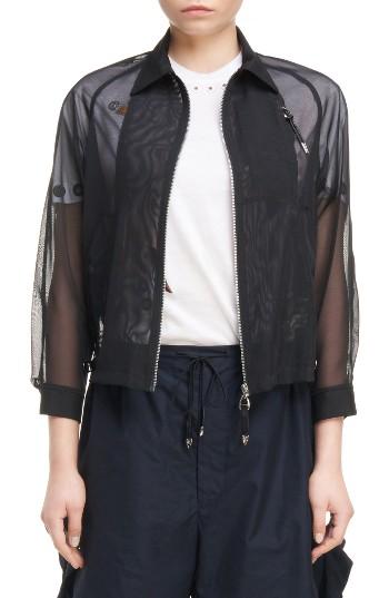 Women's Toga Sheer Bomber Jacket