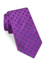 Men's Ted Baker London Open Grounded Geometric Silk Tie