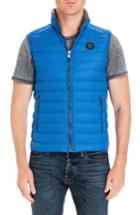 Men's Michael Kors Regular Fit Packable Down Vest - Blue (online Only)