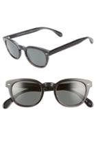 Men's Oliver Peoples Sheldrake 47mm Polarized Sunglasses - Charcoal Tortoise