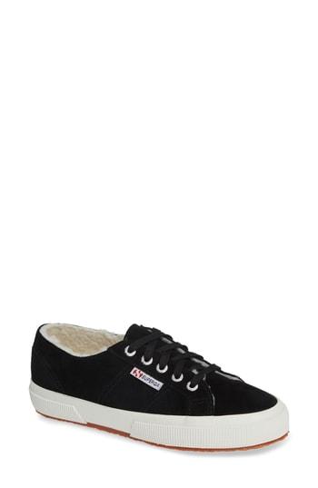 Women's Superga 2750 Suefurw Sneaker .5us / 41eu - Black