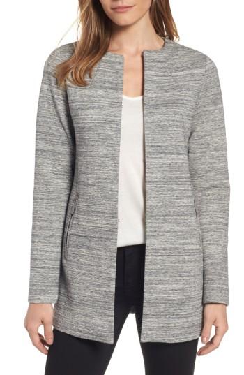 Women's Michael Michael Kors Textured Knit Topper - Grey