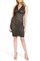 Women's Soprano Lace Body Con Dress - Black