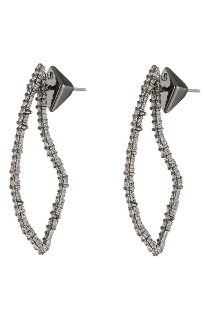 Women's Alexis Bittar Crystal Encrusted Abstract Thorn Drop Earring