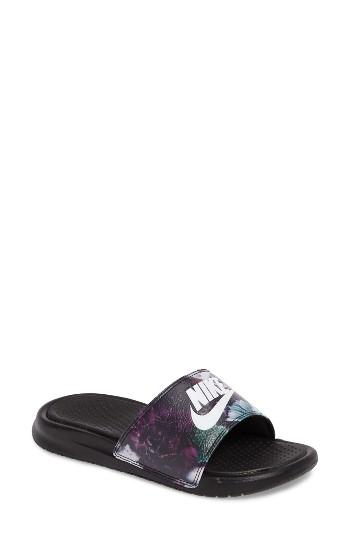 Women's Nike 'benassi Just Do It Ultra Premium' Slide Sandal M - Black