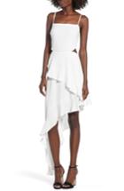 Women's Afrm Cayli Asymmetrical Dress - White
