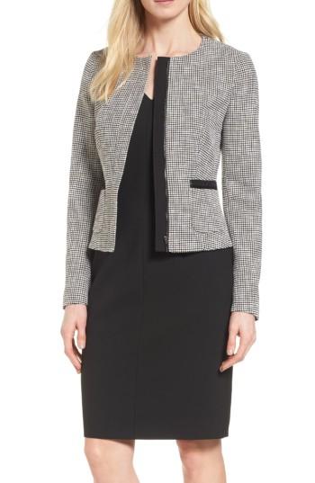 Women's Boss Kabira Tweed Jacket - Black