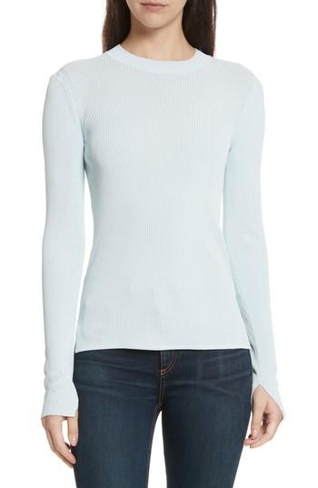 Women's Rag & Bone Sylvia Split Cuff Sweater - Blue