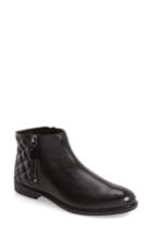 Women's Ecco 'touch 15' Leather Bootie -9.5us / 40eu - Black