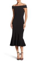 Women's Dress The Population Natalia Off The Shoulder Dress - Black