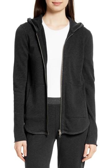Women's Atm Anthony Thomas Melillo Front Zip Hoodie - Black