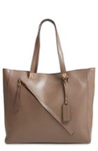 Sole Society Nycky Faux Leather Tote - Beige