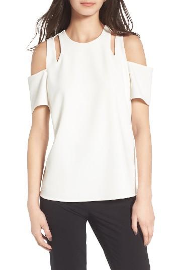 Women's Cooper & Ella Padma Cold Shoulder Top - White