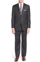 Men's Hickey Freeman 'addison - A Series' Classic Fit Stripe Wool Suit