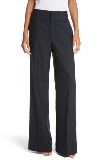 Women's Frame True Tux Wool Pants - Blue