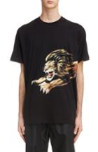 Men's Givenchy Lion Graphic T-shirt - Black