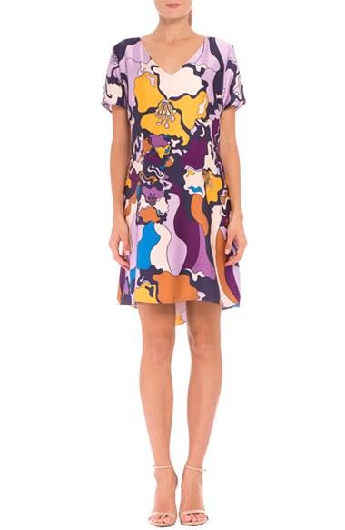 Women's Olian 'tamara' Print Maternity Shift Dress