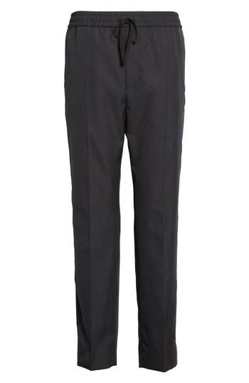 Men's Gucci Wool Drawstring Pants Eu - Grey