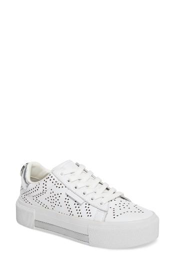 Women's Kendall + Kylie Tyler Platform Sneaker .5 M - White