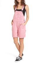 Women's Unionbay Mario Denim Shortalls - Pink