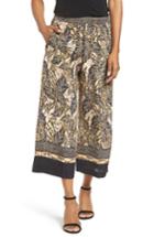 Women's Kobi Halperin Sutton Wide Leg Print Silk Pants