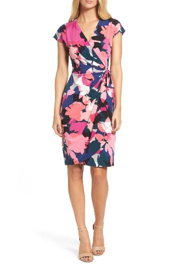 Women's Maggy London Jersey Wrap Dress - Blue