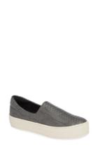 Women's Vans Ua Classic Genuine Calf Hair Slip-on Sneaker .5 M - Black
