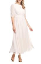 Women's Gal Meets Glam Collection Louise Mini Dot Flared Dress - Pink